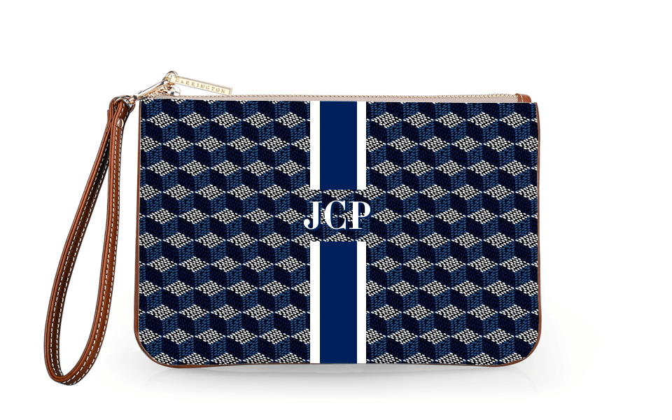Everyday Essentials Pouch with Wristlet - Gameday - Printed Monogram