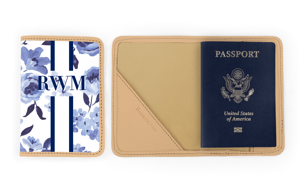 Glasgow Passport Case - Caitlin Wilson - Printed Monogram