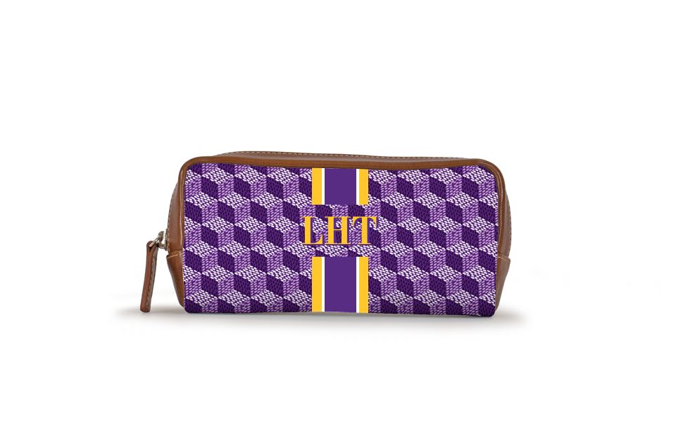 Highclere Accessory Case - Gameday - Printed Monogram