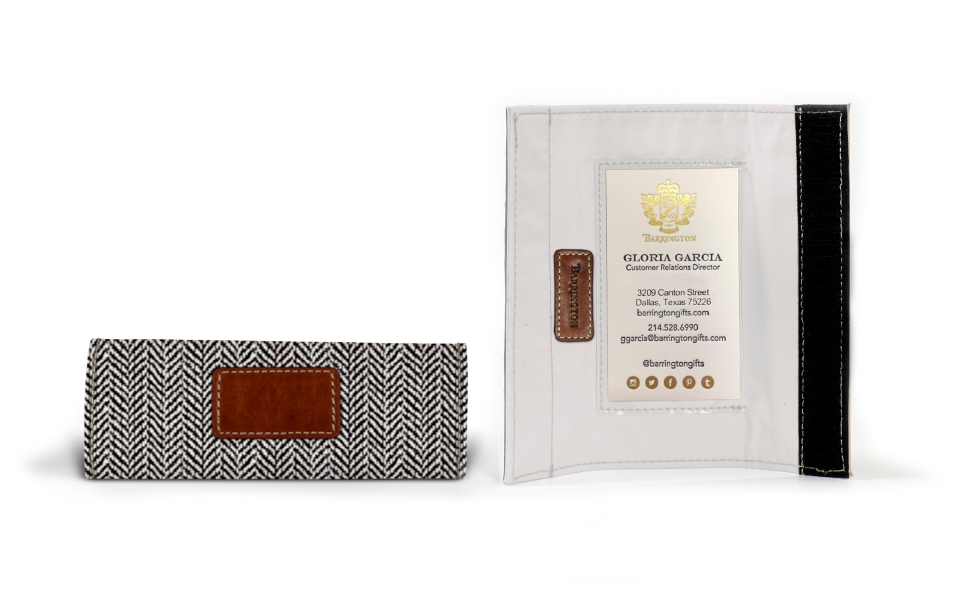 Baggage Handle Wrap - Leather Patch