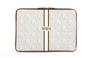 Buchanan 15'' Laptop Case - Printed Monogram