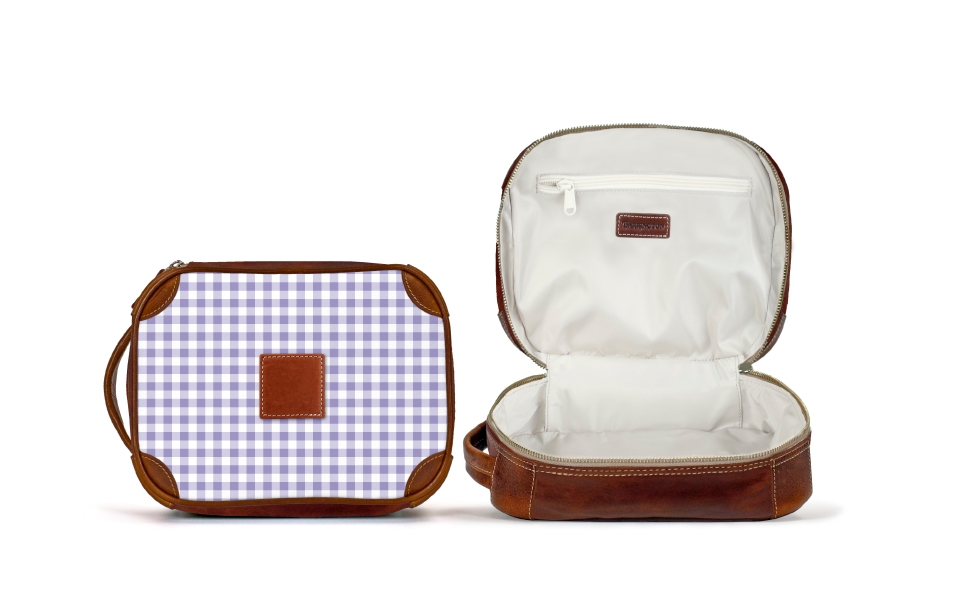 Cosmetic Kit - Leather Patch