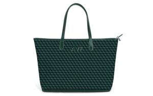 St. Anne Zippered Tote - Printed Monogram