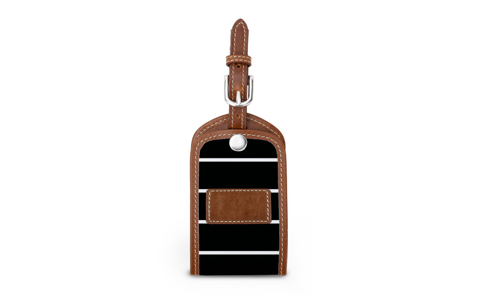 Landry Luggage Tag - Drawbertson - Leather Patch