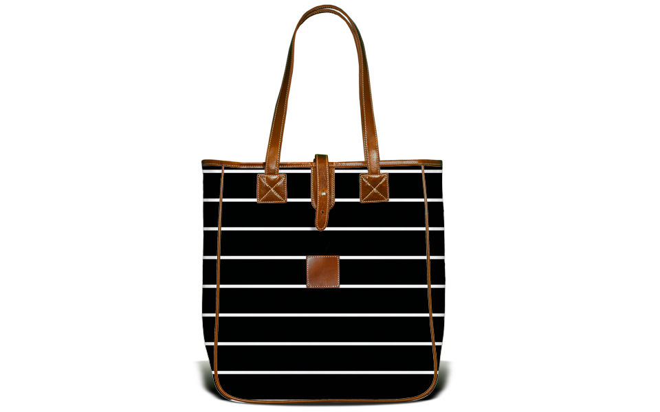 Nantucket Tote - Gameday - Leather Patch