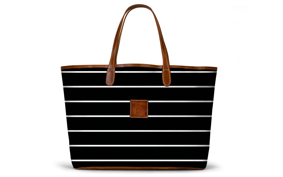 St. Anne Tote - Gameday - Leather Patch