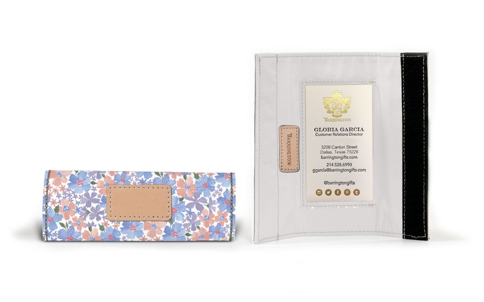 Baggage Handle Wrap - Caitlin Wilson - Leather Patch