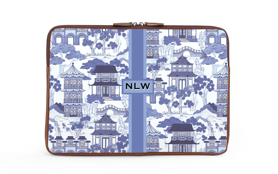 Buchanan 15'' Laptop Case - Caitlin Wilson - Printed Monogram