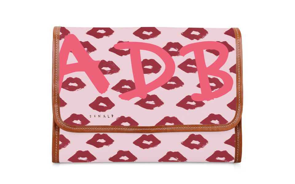 Hanging Toiletry Kit - Drawbertson - Printed Monogram