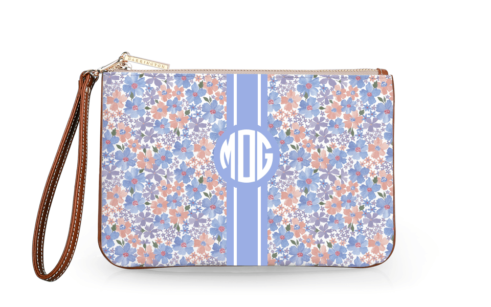 Everyday Essentials Pouch with Wristlet - Caitlin Wilson - Printed Monogram