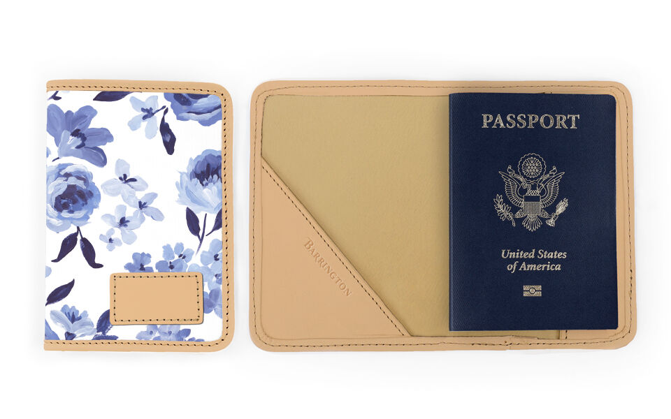 Glasgow Passport Case - Caitlin Wilson - Leather Patch