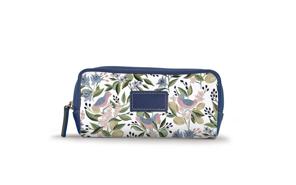 Highclere Accessory Case - Caitlin Wilson - Leather Patch