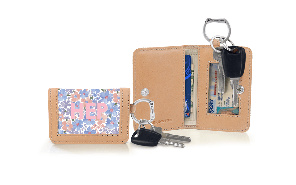 Kent Keyring Wallet - Caitlin Wilson - Printed Monogram