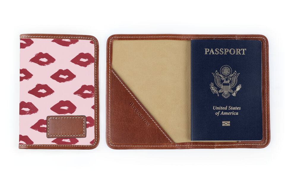 Glasgow Passport Case - Drawbertson - Leather Patch
