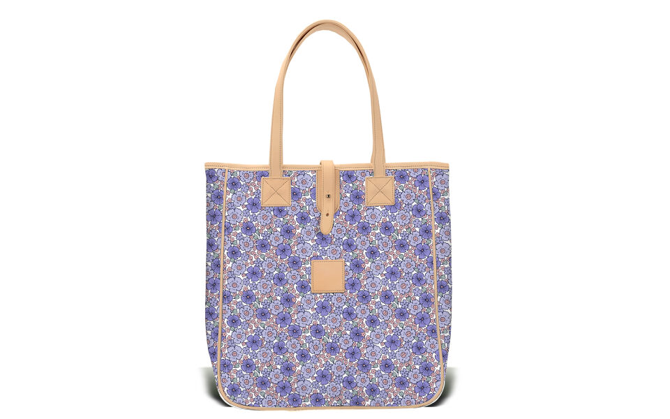Nantucket Tote - Caitlin Wilson - Leather Patch